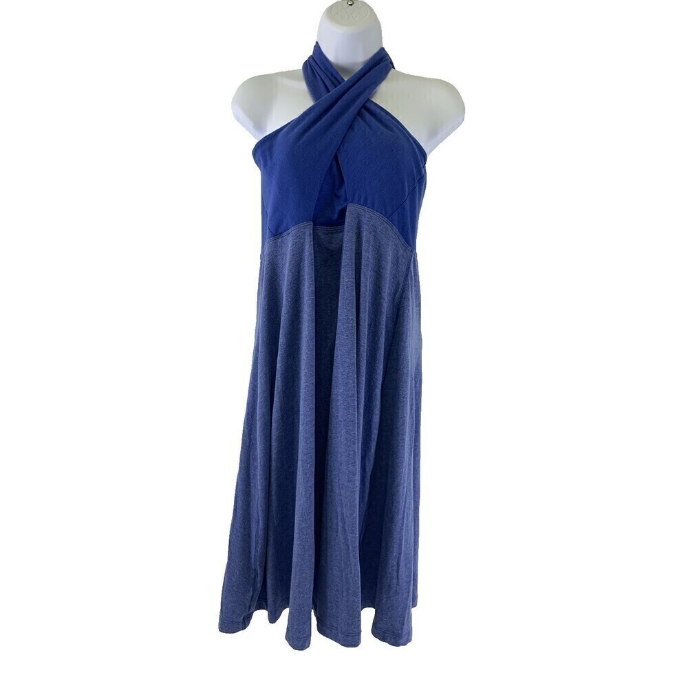 Mountain Hardwear DrySpun Convertible‎ Skirt Dress Short Flare Blue Stretch Knee
